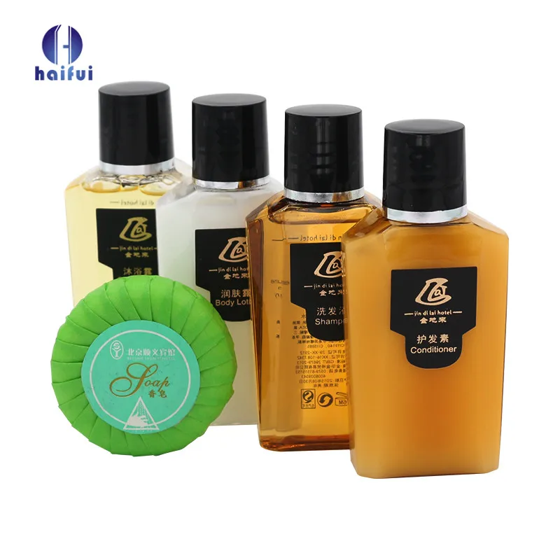 5 Stars Hotel Amenities Shampoo Personal Care Kit With Customised Logo For Boutique Hotel Toiletry Kit