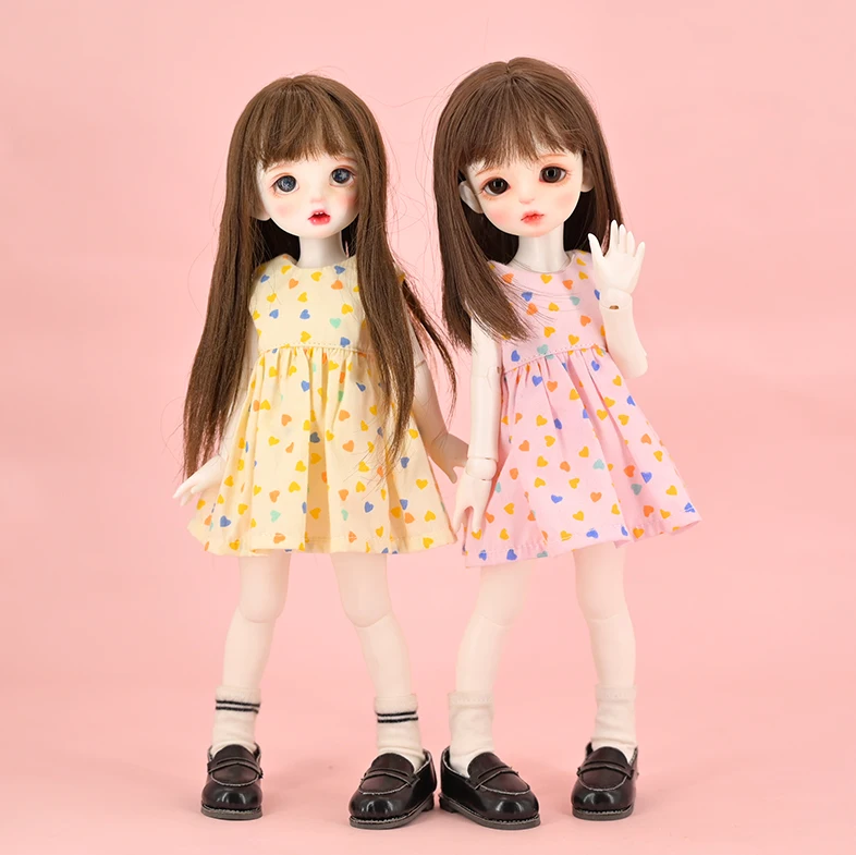 Custom Doll Clothes 1/6 Bjd Doll 2021 New Fashion Floral Dress Hot Sell Accessories 11.5 Inch High Quality Made Clothes Clothing