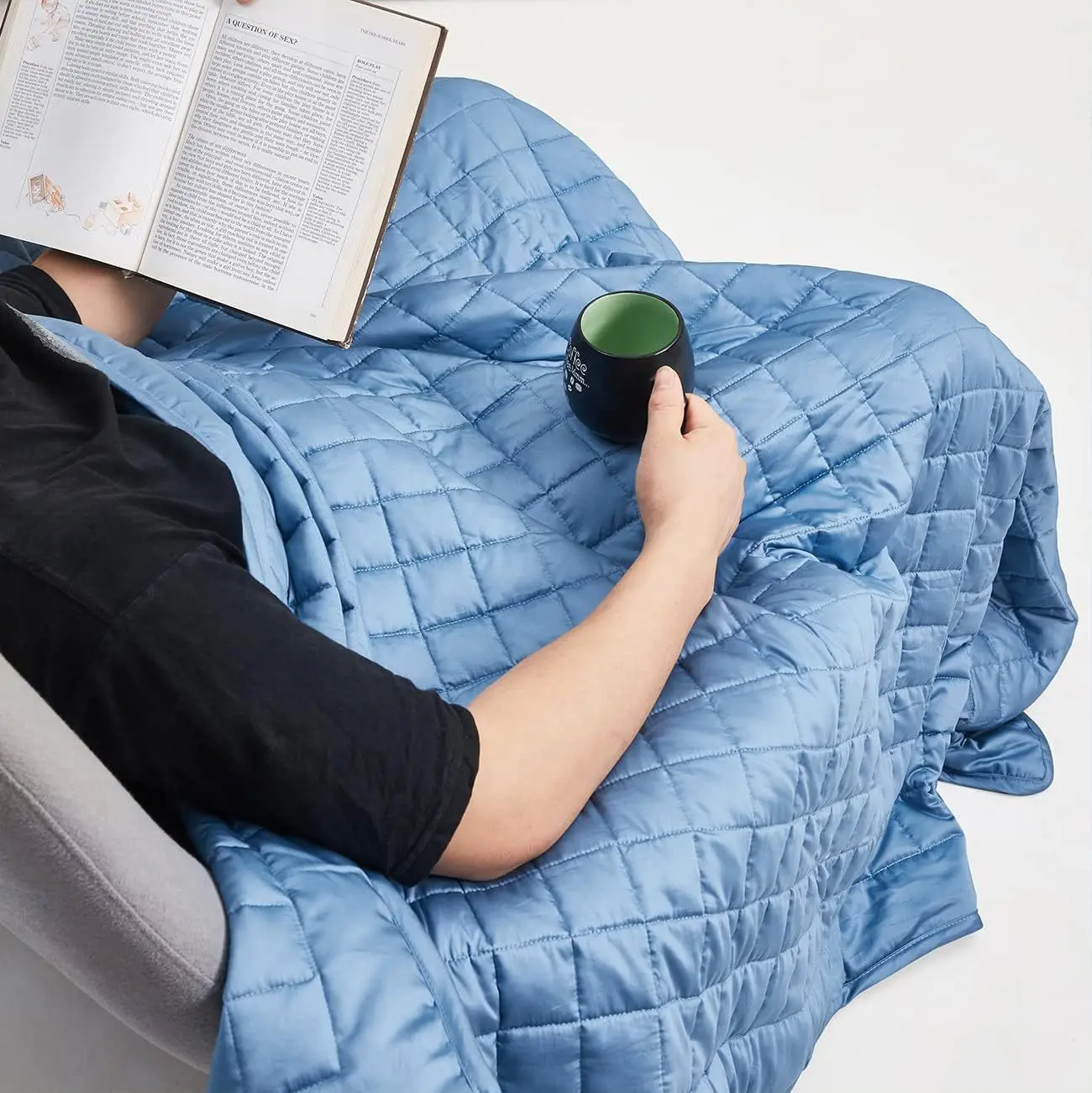 Wholesale 20 lbs Weighted Blanket, Minky Fleece Weighted Throw Full Size,Plush Sherpa Heavy Throw for Relaxing Sleeping