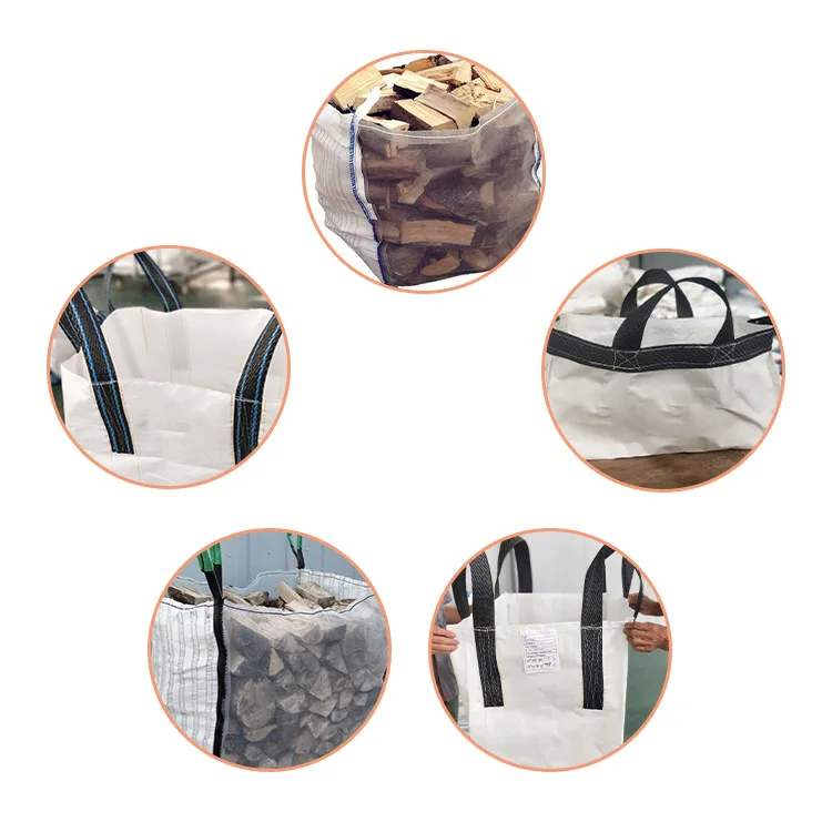 100% polypropylene 1 ton sling bag, sling jumbo bag