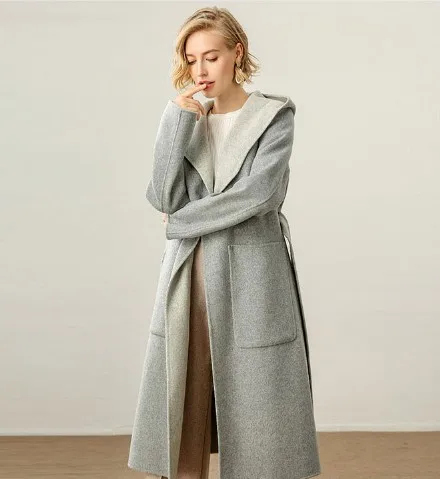 New Design Fashion Long Coat Cardigan With Belt