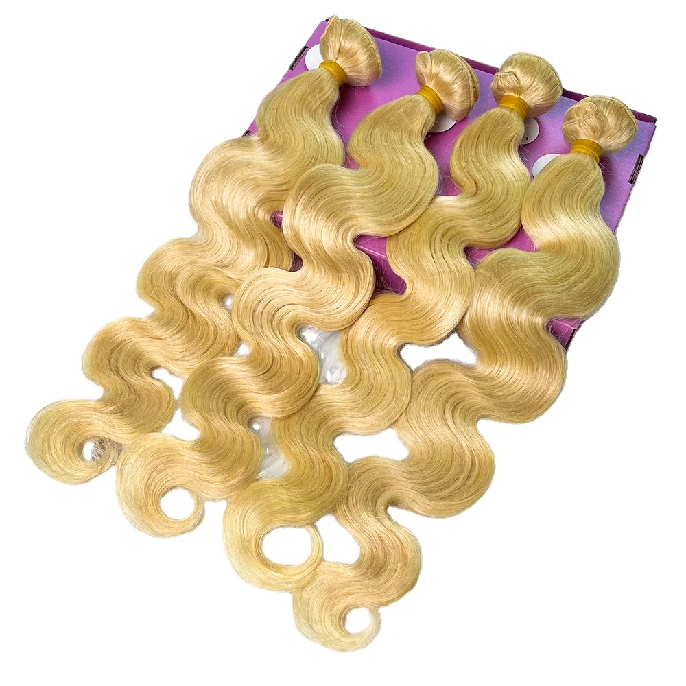 Free Sample Real 613 Raw Blonde Indian  Human Hair Extension Weave,613 Blonde Hair Weave,hair bundles vietnam long