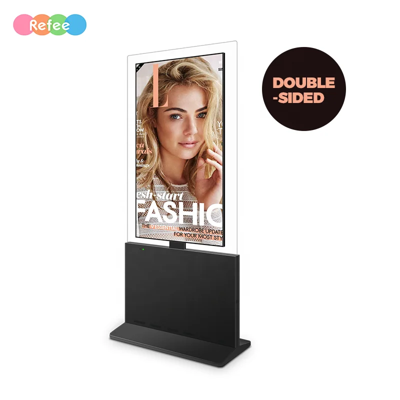 Double Sided Digital signage Kiosk totem 55inch 43inch floor stand advertising display kisoks