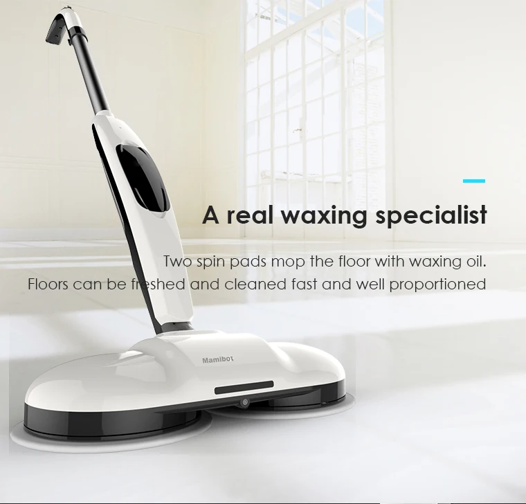2023 Best Selling High End Wireless Electric Cleaning Mop, High Quality Cordless Cleaning Mop Robot 200-900sqm Whit+black 3hours