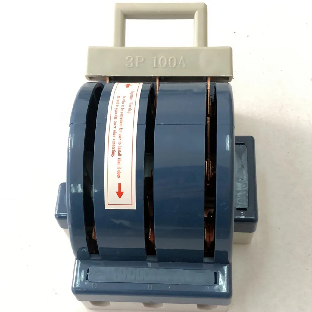 
Painting 3 Pole Knife Switch change over double throw knife switch 