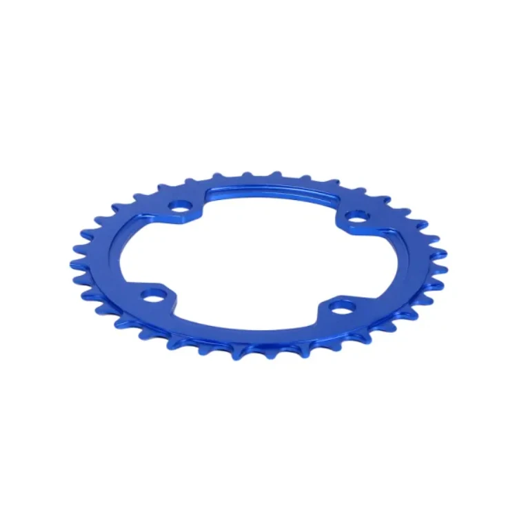  Oem bicycle crank sprocket chainring anodizing motorcycle part milling services precision machining aluminum parts