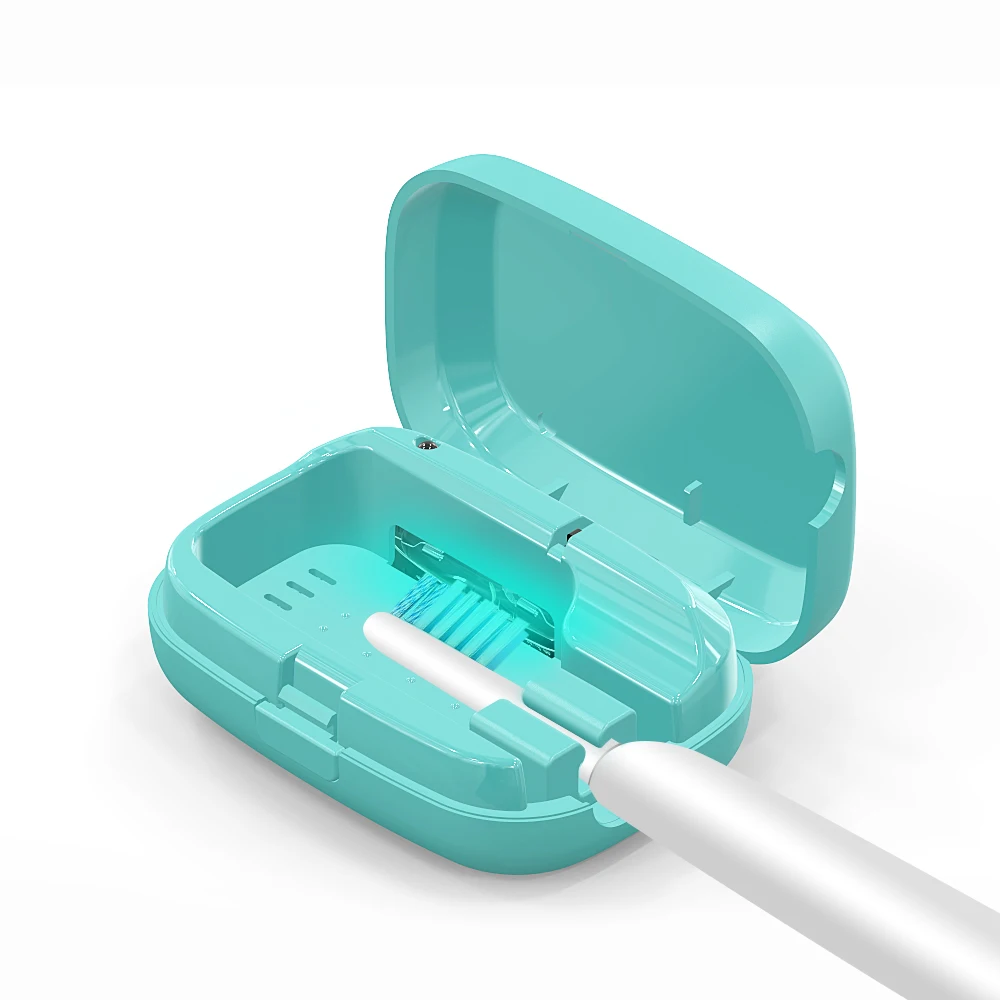 Mini USB Charger Deep Clean UVC-LED Electric Toothbrush Sterilizer UV Sanitizer Box Holder