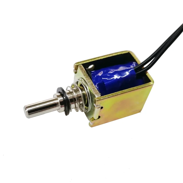 6v 12v Dc Micro Push Pull Solenoid Lock for Smart Device (1600311610418)