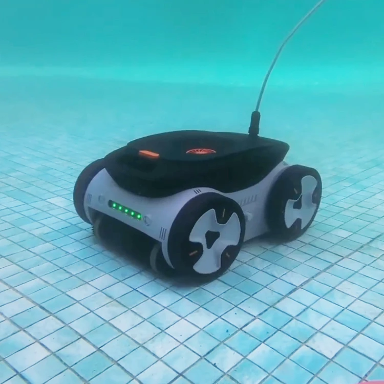 Swimming Pool Underwater Cleaning Machine Robot Skimmer IPX8 Water Surface Wall Climbing Robot Swimming Pool Claner