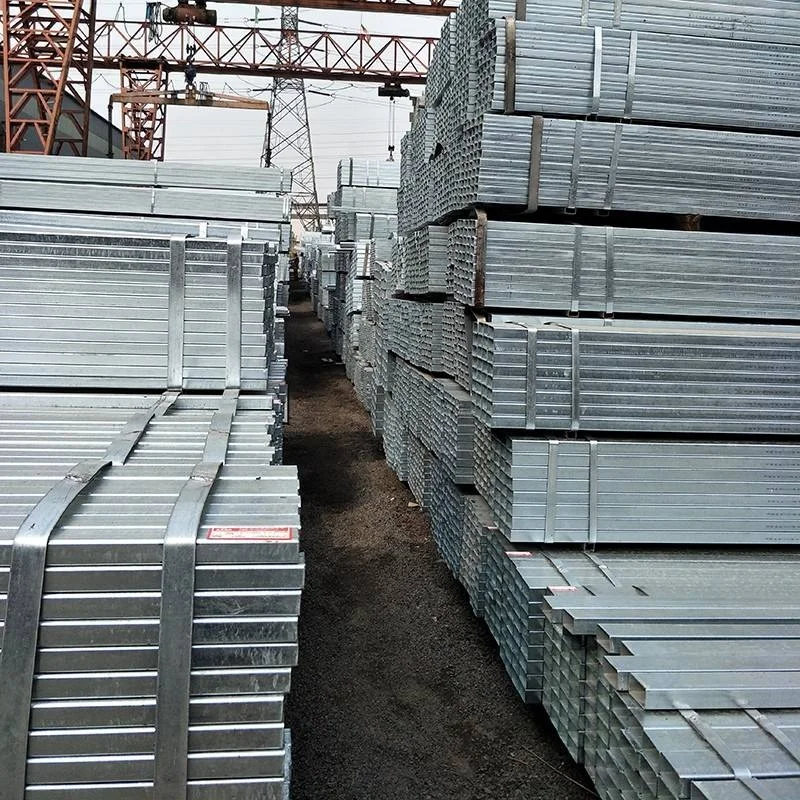 Cheap price Q235 hot dipped galvanize steel square tube for building material tube
