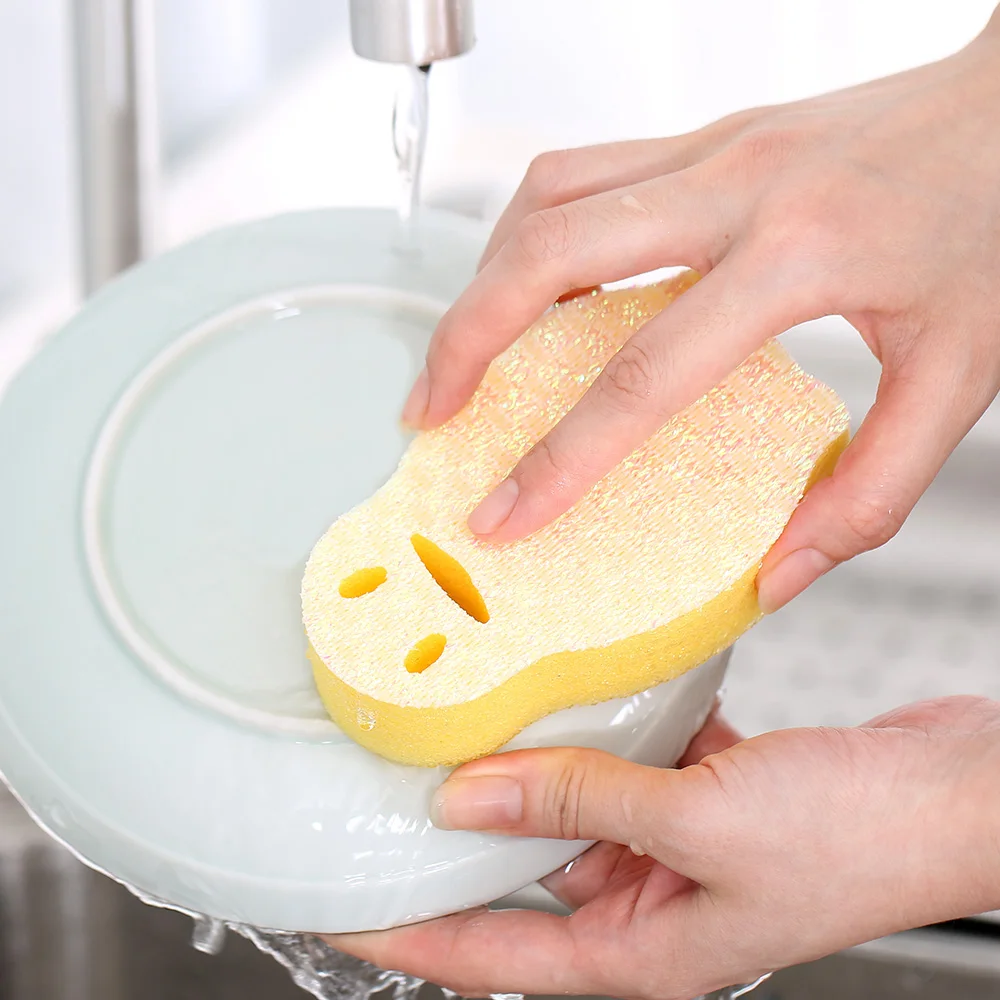 Eco friendly kitchen cleaning sponge animal  kitchen scrubber sponge
