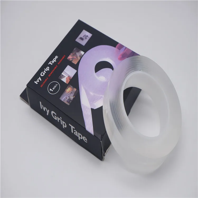 Нано-лента многоразовая лента двойная Кара противоскользящая клейкая многофункциональная Монтажная для автомобильного держателя наклейка