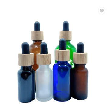 macaron color pink violet yellow blue green flat shoulder essential oil glass dropper bottle 30ml 1oz for serum