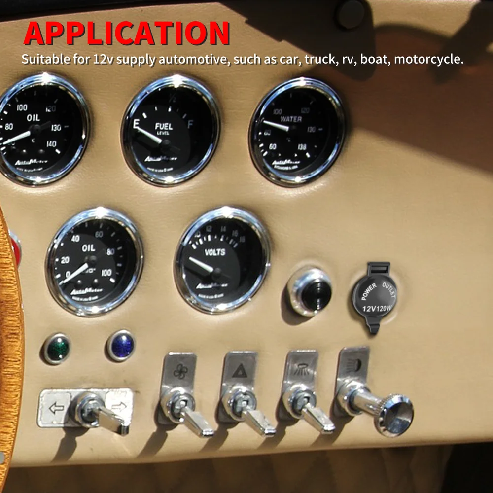 Factory price 12V / 120W Metal USB Car Cigarette Socket USB Car Charger Adapter