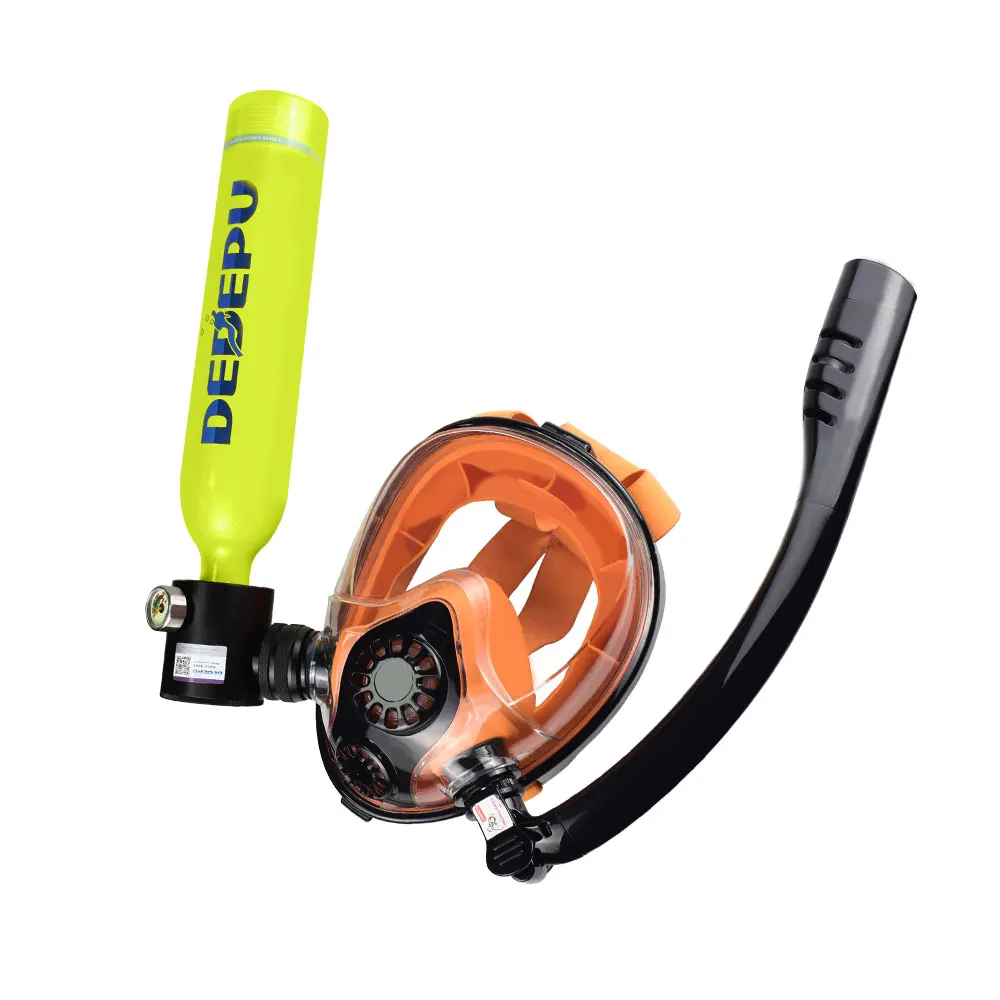 2020 altri prodotti per il nuoto e le immersioni aria di ricambio nuovo nero hotsale dedepu scuba scorkler air tank miniscuba at