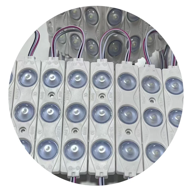 8218 3 LED DC 12V Modulo with Lens for Letter Sign Board Channel Lighting 1.5W 2835 LED Module