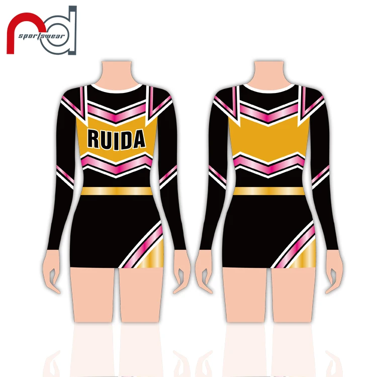 Professional Design Custom wholesale cheer Cheerleading Uniforms For Girls Spandex Sublimation AB crystal