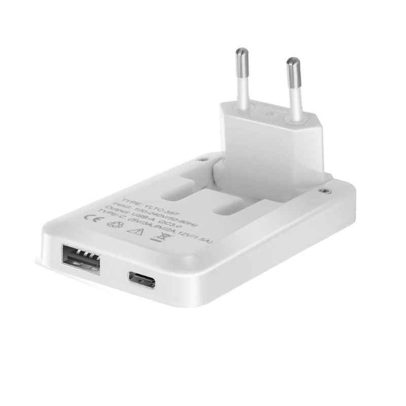 2023 innovative products slim Pd 18w travel Adapter ultrathin type-c Qc3.0 wall 5V folding plug phone fast charger