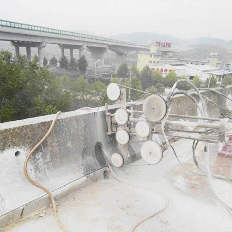 Rated output power 25kw multi wire saw cutting