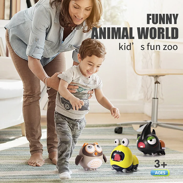 Cute Cartoon Battery Operated Caterpillar Electric Animal Toy Swing  Body Wriggle Cute Worm Toy for Kids