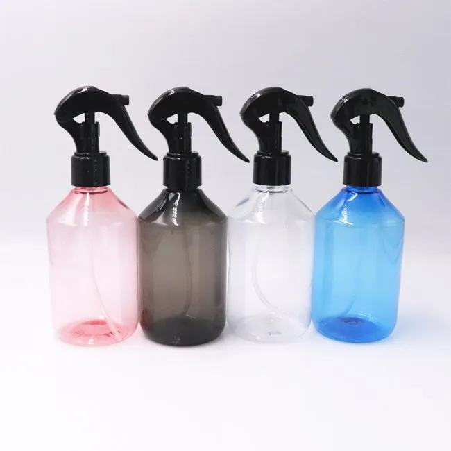250ml Cylinder PET Boston bottle plastic sprayer bottle for cleaning and spraying alcohol 8oz bottle boston