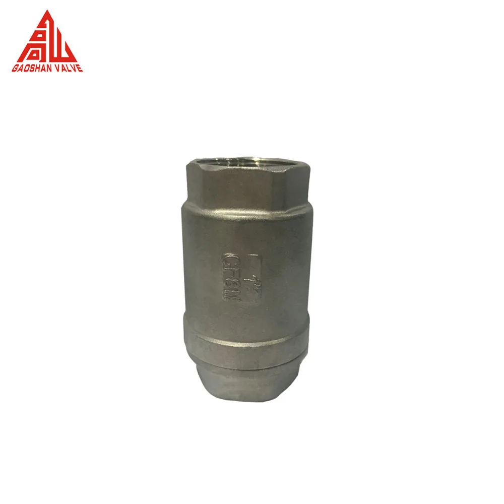 Check Valve H12W 1 Inch CF8 CF8M Stainless Steel BSP NPT Threaded Check Valve