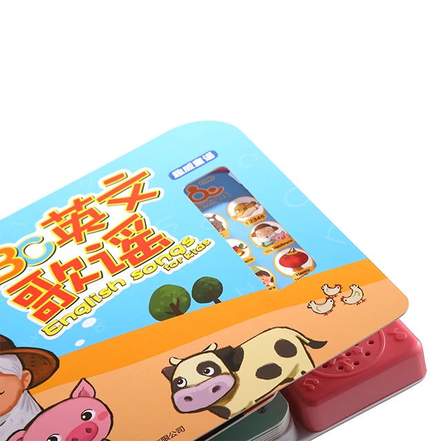 
Educational Learning Tablet Music Baby Learning Machine Studying ABC English Songs Sound Book 