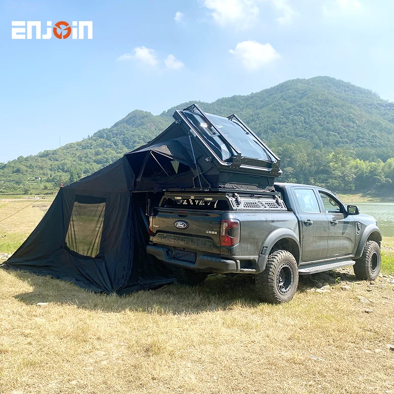 2024 Enjoin China Factory SAN HIMA UV Resistant Waterproof 4 Person Truck Pop Up Hard Shell Car Roof Top Tent