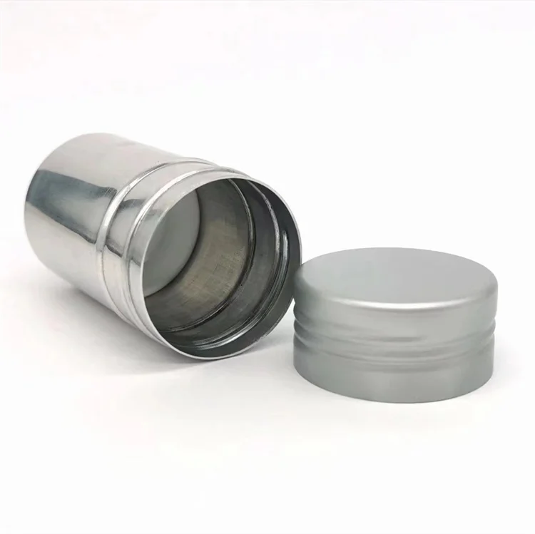 Eco Friendly Wholesale 50g Empty Aluminum Hair Wax Stick Tube Metal Deodorant Stick Container for Hair Gel
