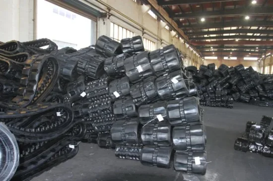 Качественная резиновая гусеничная 300x55 5x82 система ходовой части