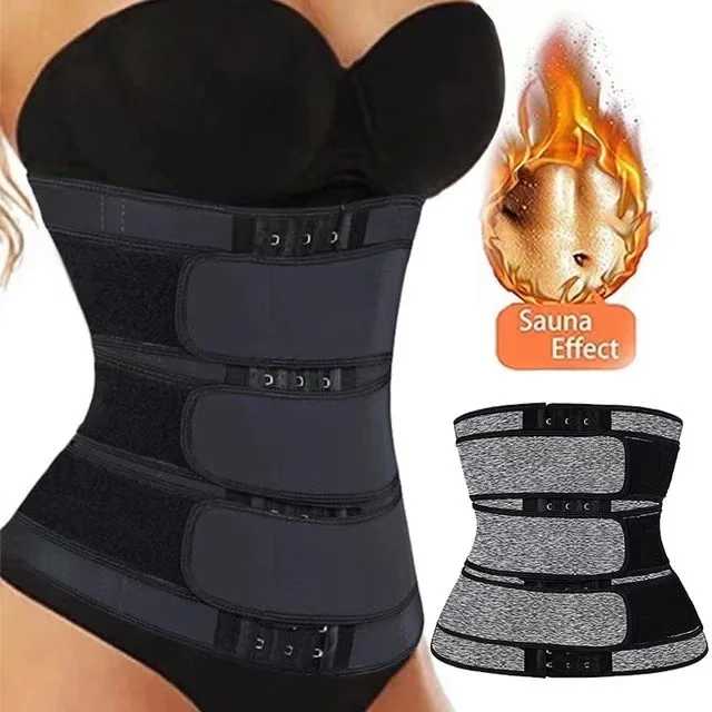 Wholesale Three Hook Body Shaper Fitness Slimming Tummy Postpartum Belt Workout Waist Trainer Corset Belt