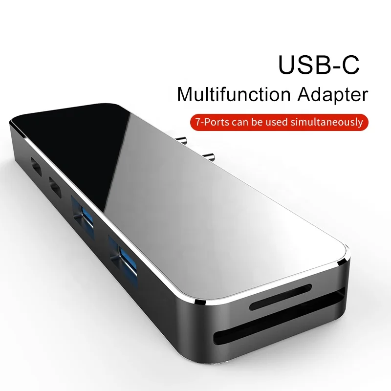 2021 Amazon популярные товары по низкой цене беспроводной USB 3 0 SD порта Thunderbolt 7 в 1 Vga USB-C концентратор для MacBook