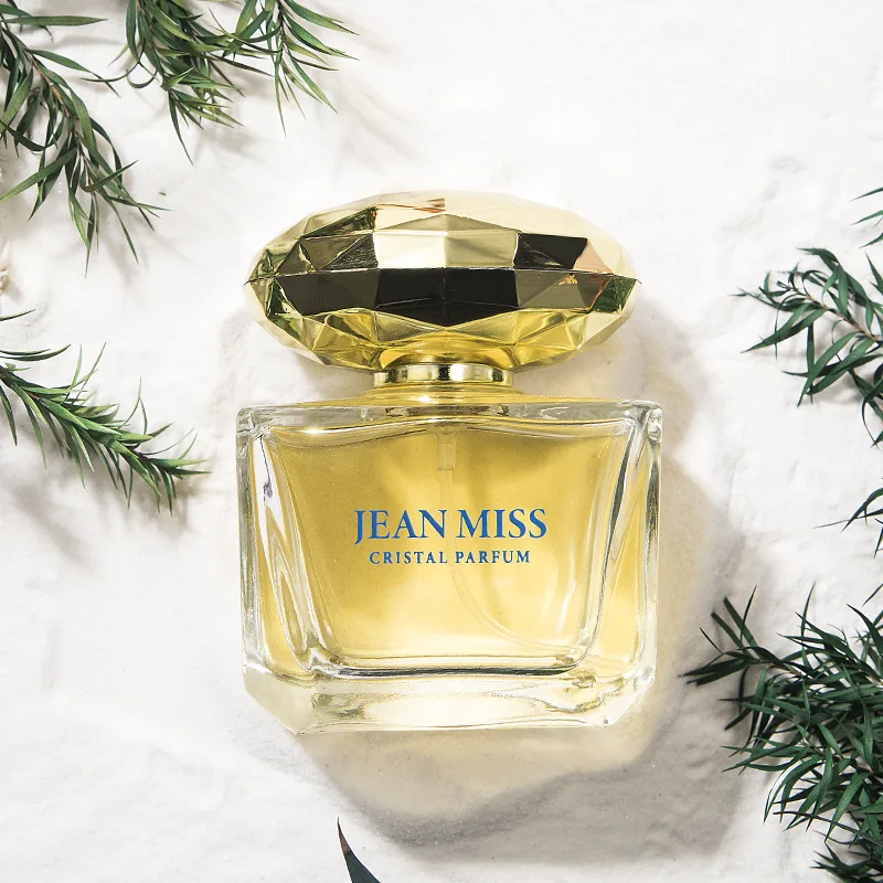 Diamond Series 50ml Pink Roses Fragrance Parfum Adjustable Crystal Perfume Selling Well in Europe And America Women Perfume