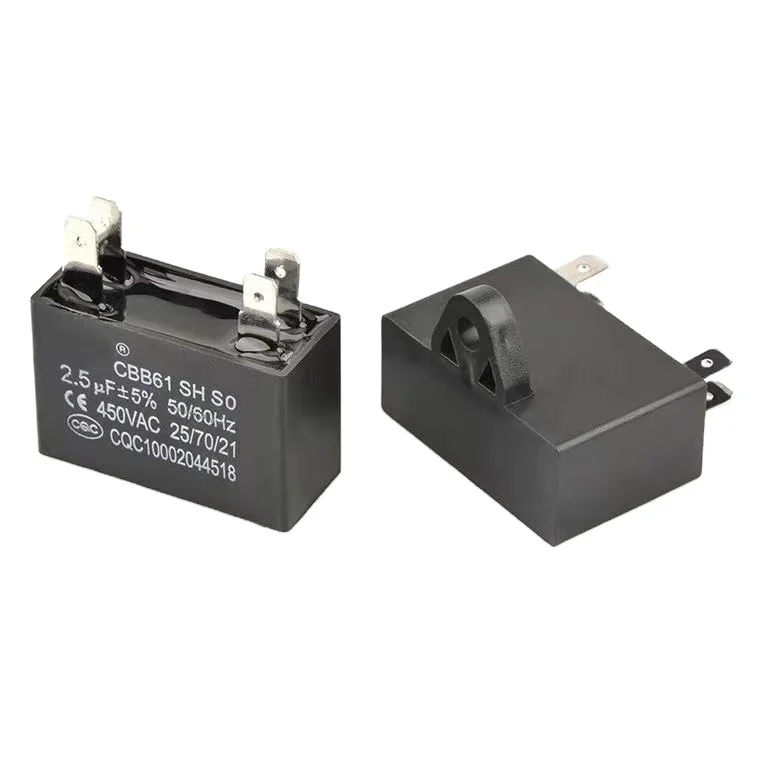 Factory Sell Fan Capacitor CBB61 for Air Conditioner 5uf 3uf 3.5uf