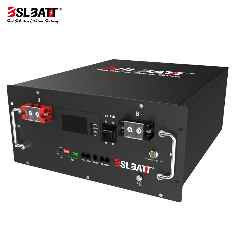 BSLBATT 48v 200ah Lifepo4 Battery Solar 8000 Cycles Rack-mount 10kwh Energy Storage Lithium