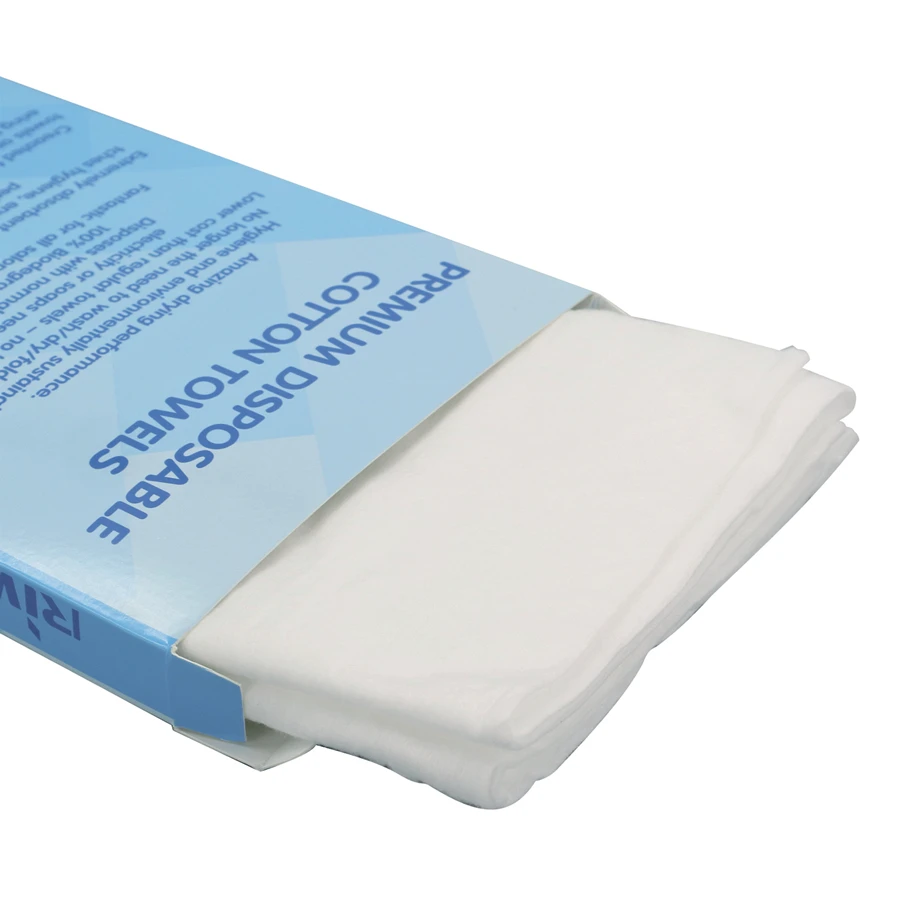 100% Biodegradable Eco-friendly Disposable Towels for Beauty Hair Drying Salon