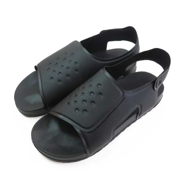 Transparent Color Sandal Jelly Fruit Sandals Colored Hot Fashion Sepatu Pria Man Israel Wood Stick