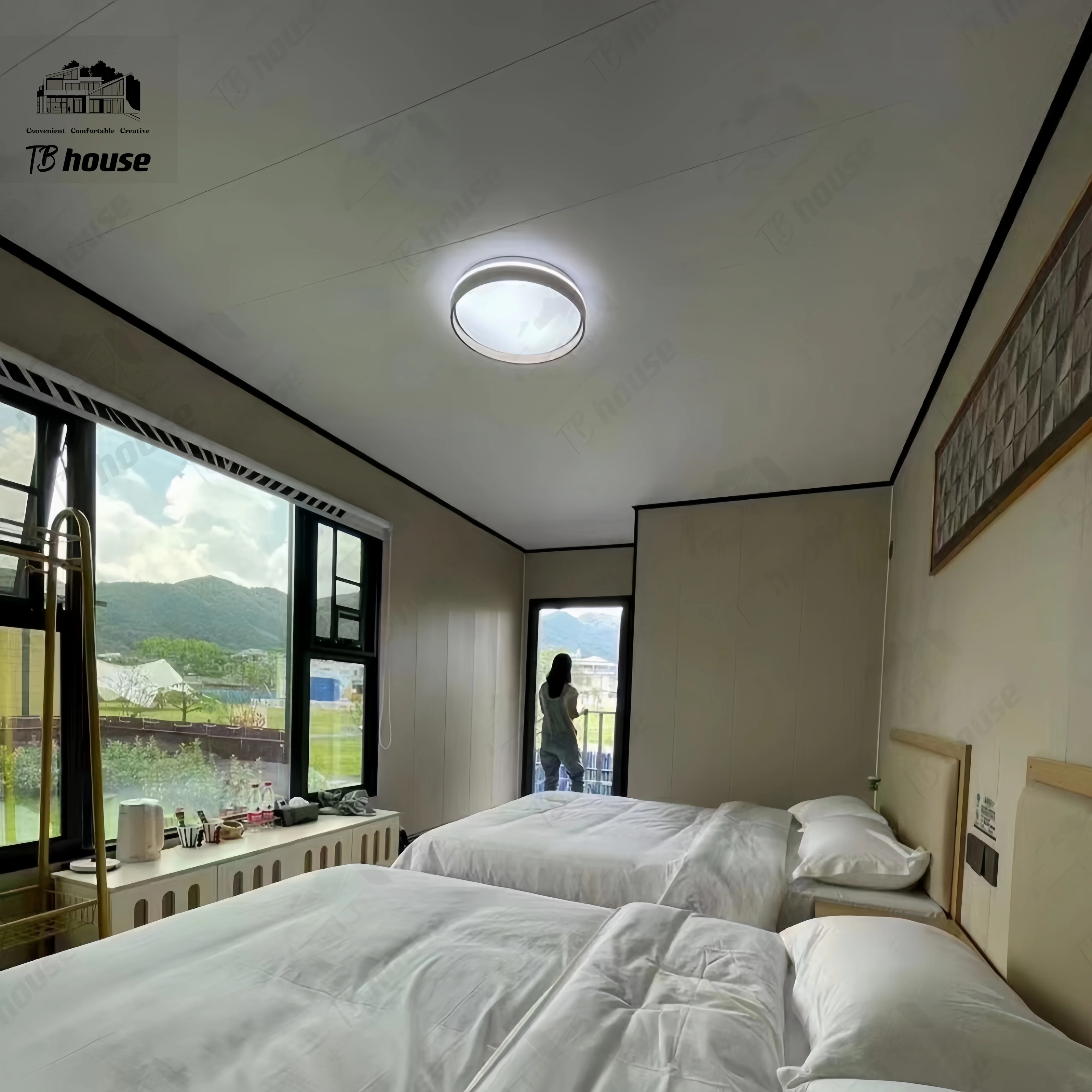 Integrated Tiny Housing Residential Office Travel Luxury Modern Prefabricated Can Be Disassembled
