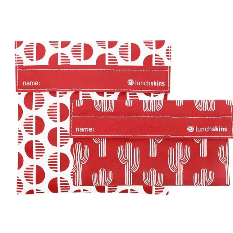 
New arrive custom printed washable reusable sandwich bag 