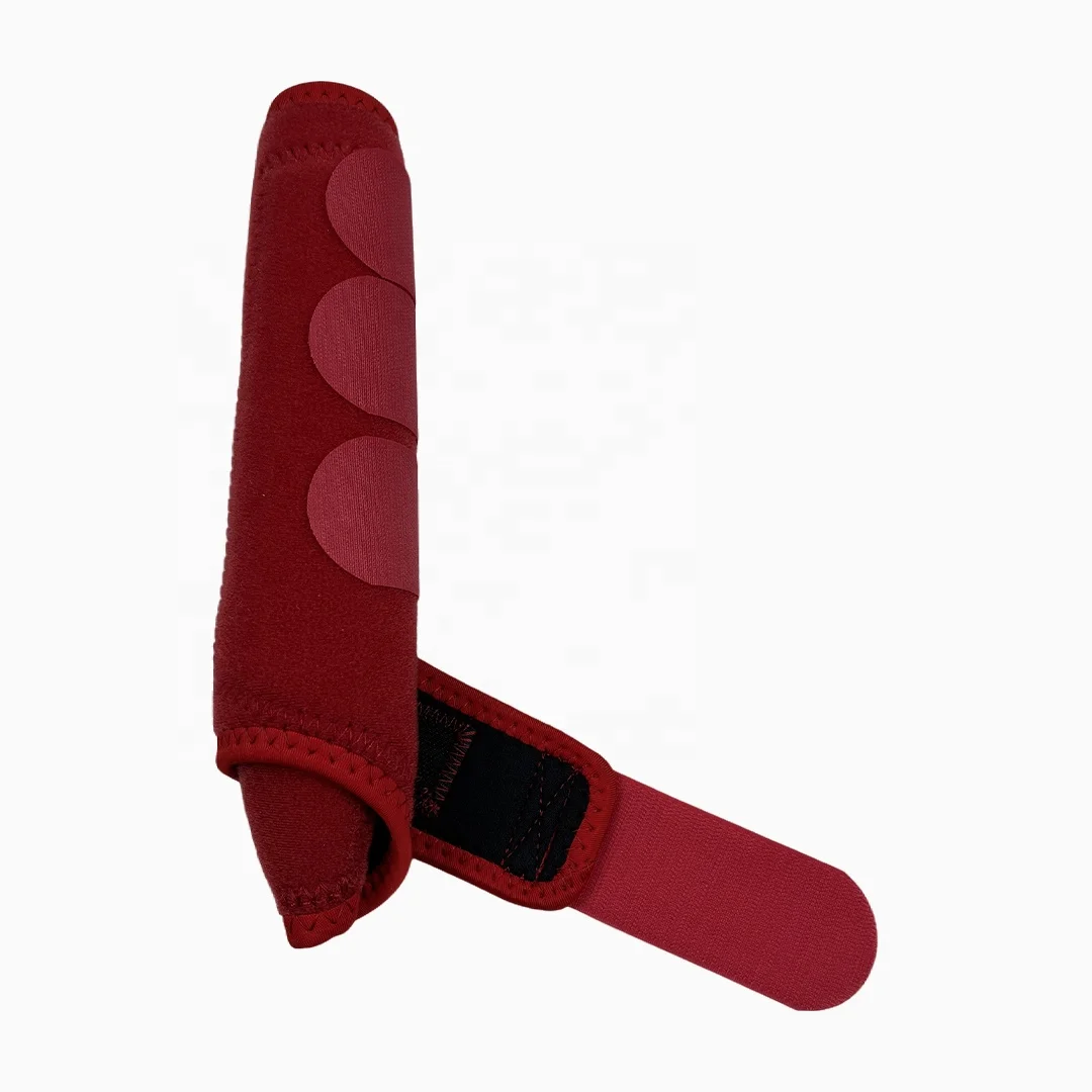 UOO Japan Loop Material Neoprene Adjustable Tendon Horse Boots Legs Protection Support Bandage Knee Wrap Sleeve for Horse