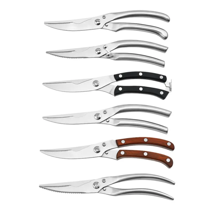 Heavy duty kitchen scissors shears bone cutting stainless steel kitchen scissors Kitchen tools Vegetable Cutter