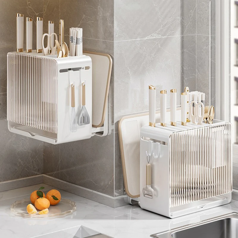 Multifunctional Chopstick Fork Spoon Knife Organizer Kitchen Metal Storage Holders Rack