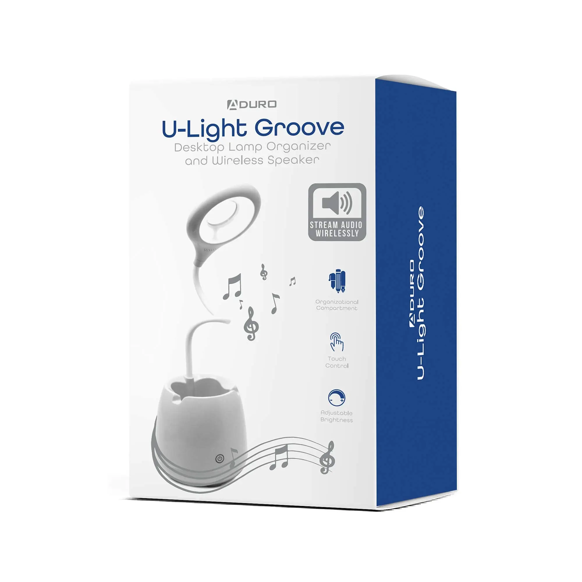 Desk Lamp Table Light with Wireless Speaker & Phone Stand Desk Organizer, Flexible Gooseneck Table Lamp Perfect for Home Office