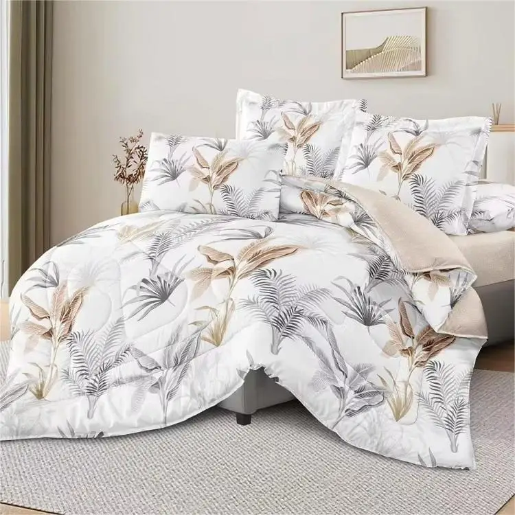 2024 Factory Wholesale print microfiber fabric roll polyester twill bedsheets fabric