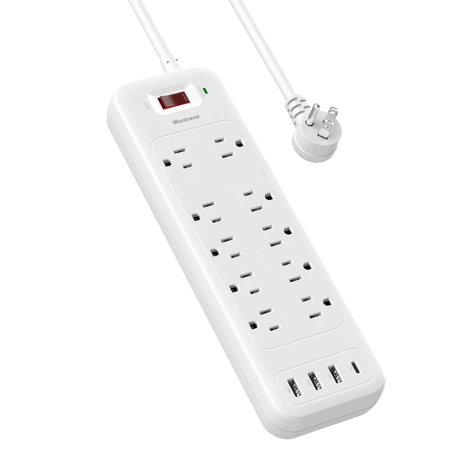 Удлинитель с USB 10 розетки удлинитель Кабель разъемом usb типа c на выходе для головок Мульти