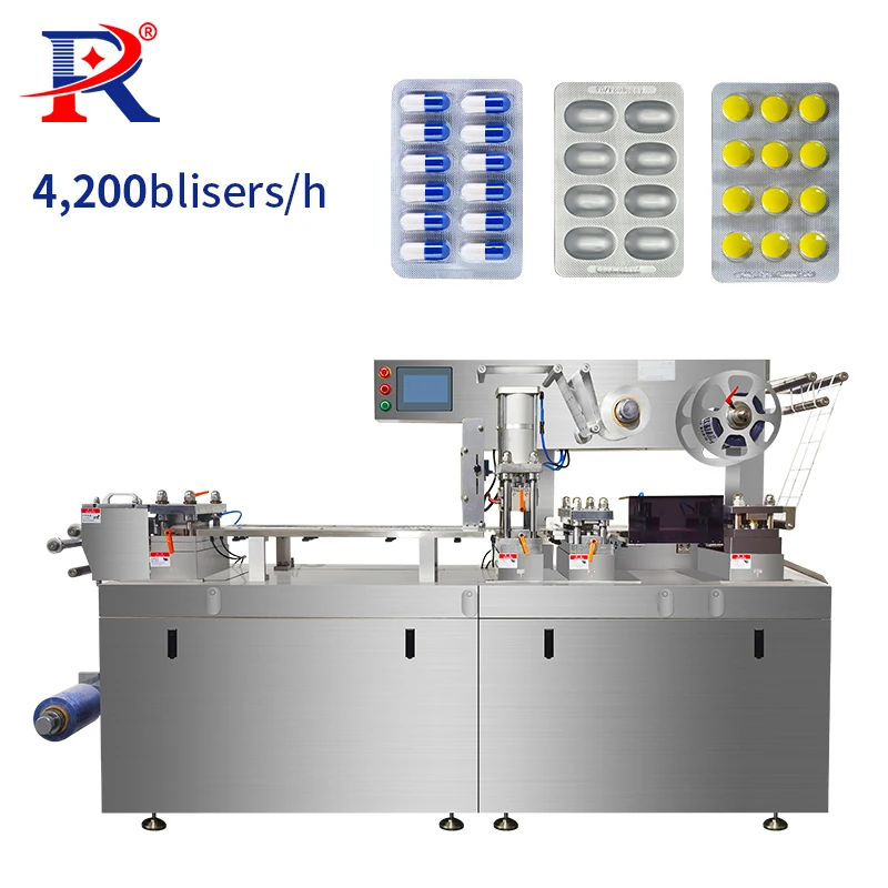 DPP160R Automatic Pack Pharmacy Blister Making Machine Pill Tablet Softgel Gelatine Capsule Blister Packing Machine