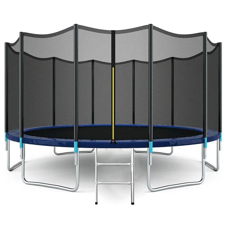 Outdoor kid jump trampoline, large jumping trampoline outdoor