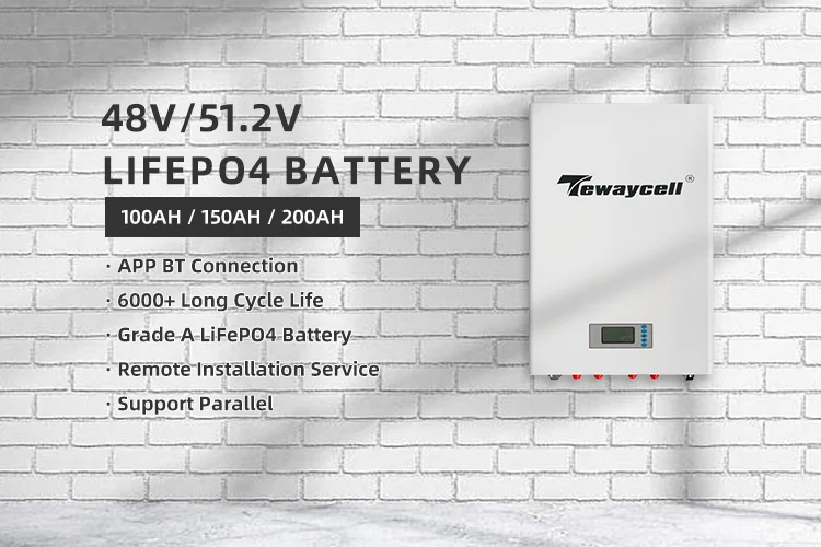 APP Monitor Wall Mounted 48v 100ah 5kwh Home Power Storage Solar Energy System Batteries