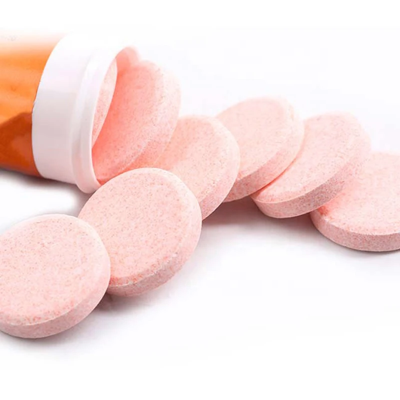 Private label Energy vitamin supplement Vitamin C 1000mg orange flavor effervescent tablet for immune supporting