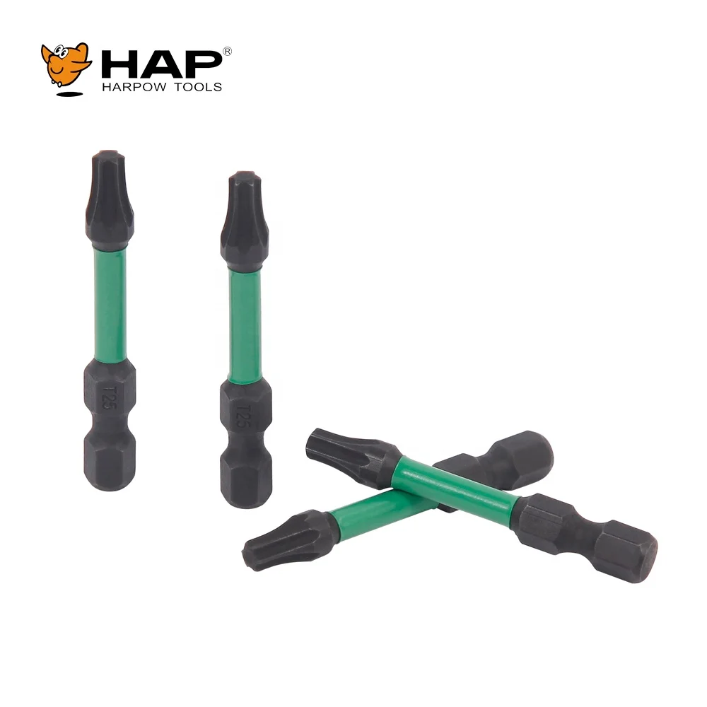Ready to ship universal drill bit top quality T25 50mm impact screwdriver bit with green color ring